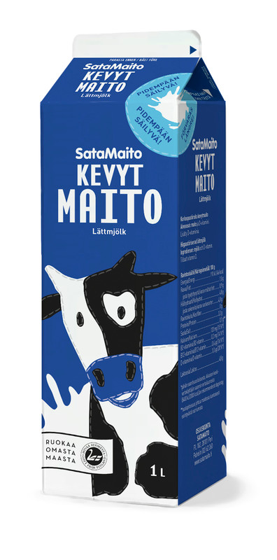 Satamaito lättmjölk 1l högpastöriserad