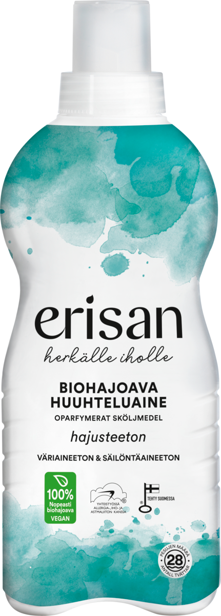 Erisan unscented biodegradable fabric softener 850ml