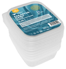 Fredman 350ml freezer container 6pcs microwave-resistant