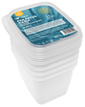 Fredman 750ml freezer container 5pcs microwave-resistant
