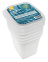 Fredman freezer container microwave resistant 1l 5pcs