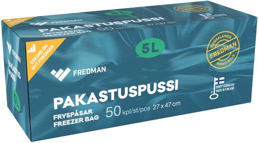 Fredman 5l freezer bag 50pcs
