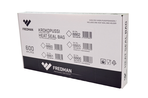 Fredman heat seal bag 150x250mm 600pcs
