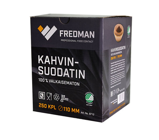 Fredman coffeefilter 110mm 250 pcs