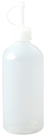 E.Ahlström Sauce bottle 1l white, PE plastic