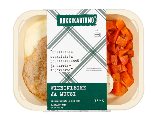 Kokkikartano wienerschnitzel with mashed potatoes 350g