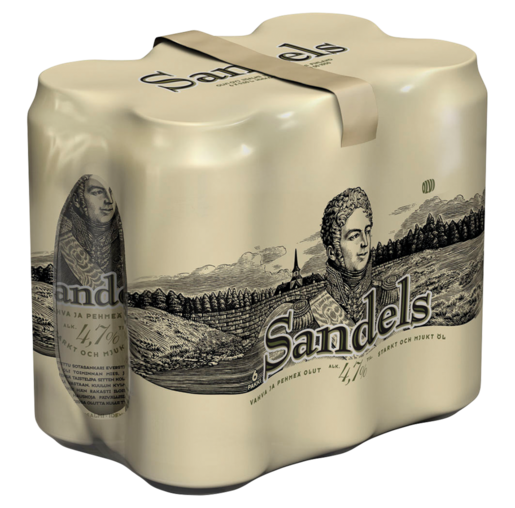 Sandels öl 4,7% 6x0,5l burk
