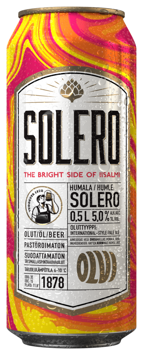 OLVI Solero Pale Ale 5% 0,5l tölkki