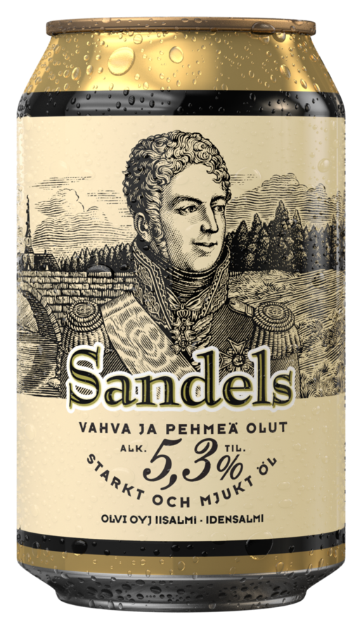 Sandels 5,3% beer 0,33 l can