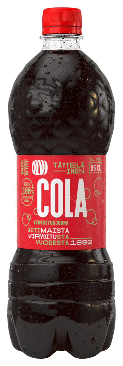 OLVI Cola soft drink 0,95 l plastic bottle