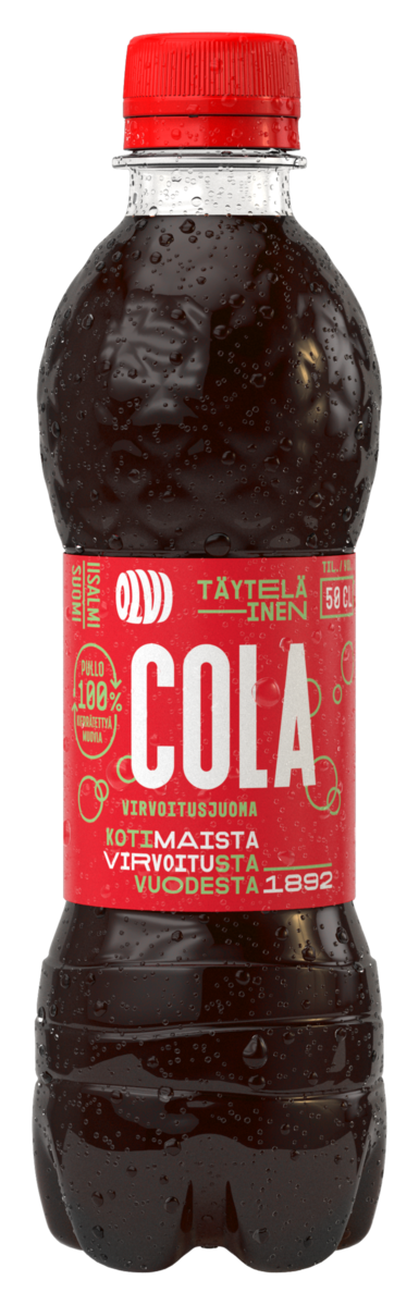OLVI Cola 0,5l bottle soft drink