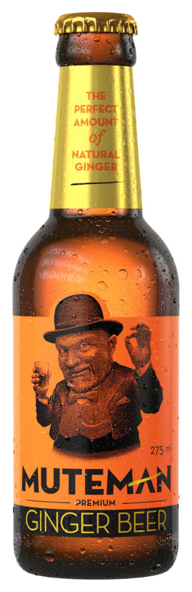 Muteman Premium Ginger Beer 0,275l glas bottle