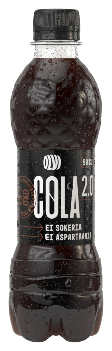 OLVI Cola 2.0 Sockerfri läskedryck 0,5l flaska
