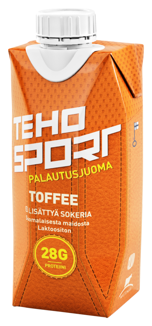 TEHO Sport toffee palautusjuoma 0,33l laktoositon