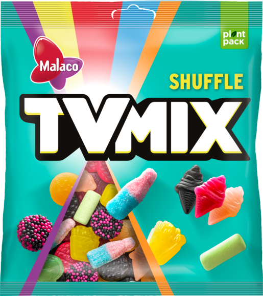 Malaco TV Mix Shuffle konfektyrblandning 340g