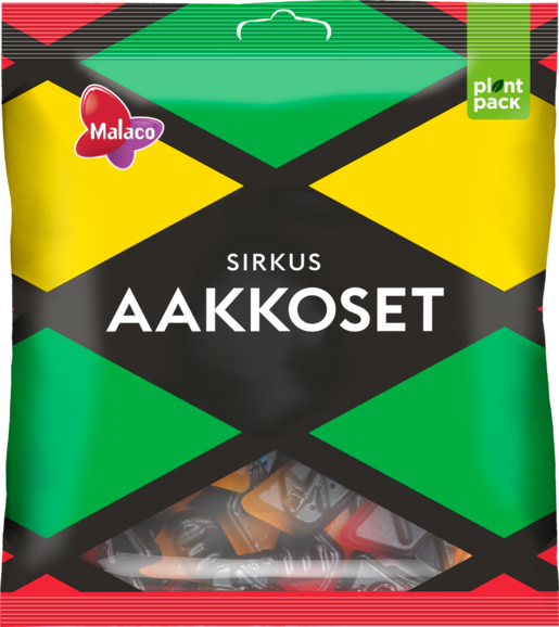 Malaco Aakkoset Sirkus confectionery mix 340g