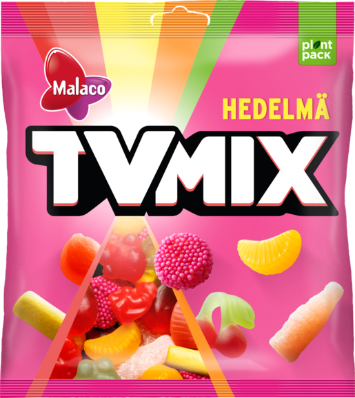 Malaco TV Mix Hedelmä konfektyrblandning 340g