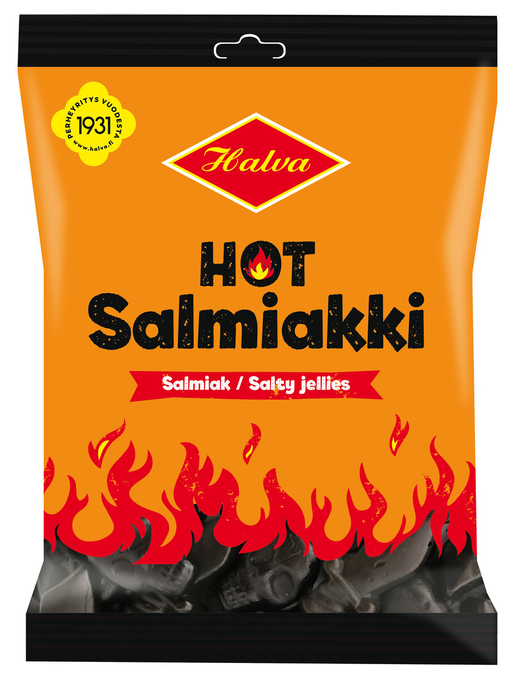Halva Hot Salmiak 160g