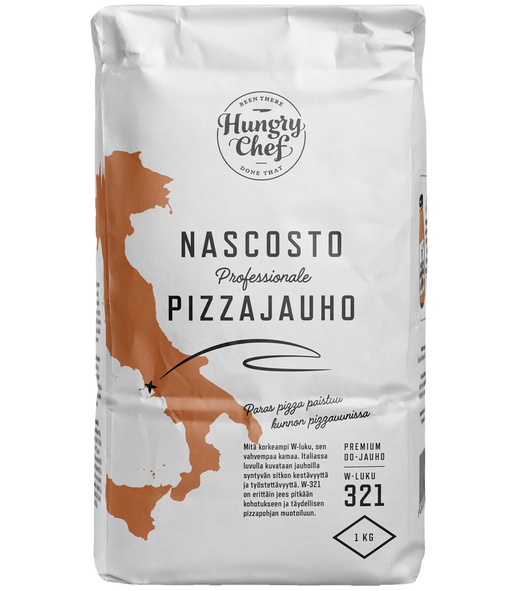 Hungry Chef Nascosto Professionale 00 pizzamjöl 1kg