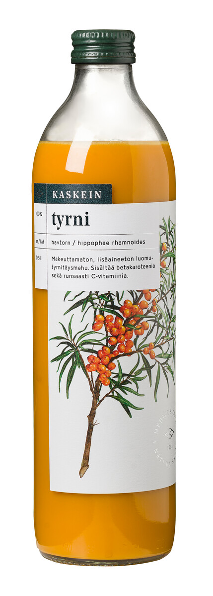 Kaskein organic sea buckthorn juice 0,5l without preservative