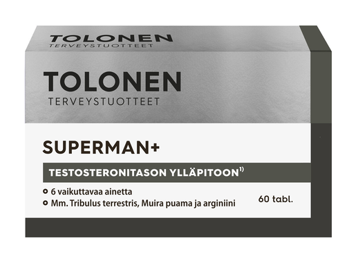 Tri Tolonen Superman+ kosttillskott 60st