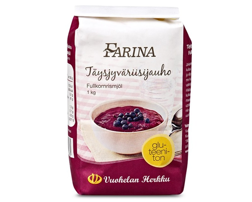Farina 1kg gluten-free Whole grain rice flour