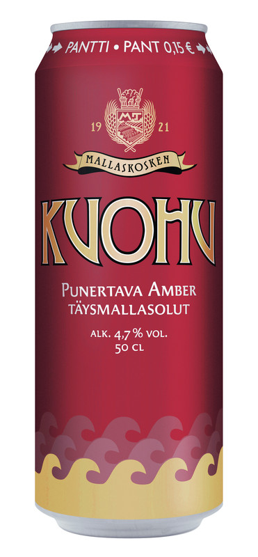 Mallaskosken Kuohu Amber 4,7% 0,5L olut