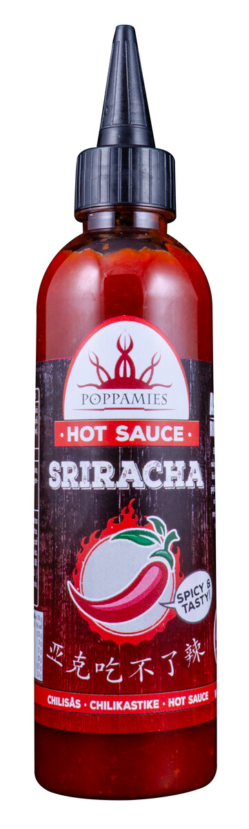 Poppamies sriracha hot sauce 275g