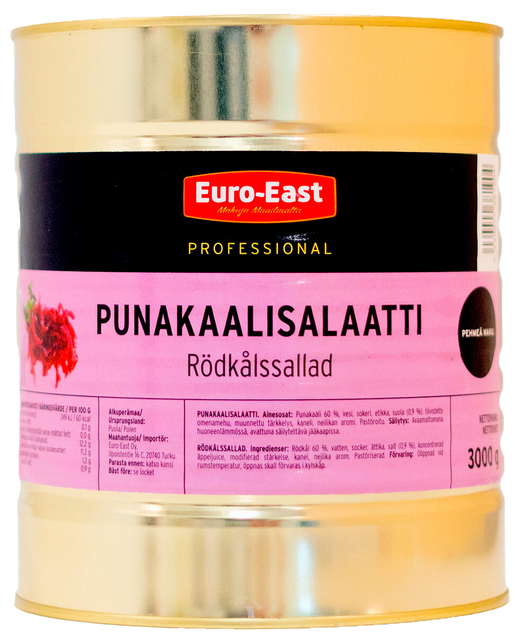 Euro-East Punakaalisalaatti 3kg