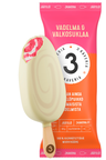 3 Kaverin Jäätelö raspberry-white chocolate ice cream stick 110ml