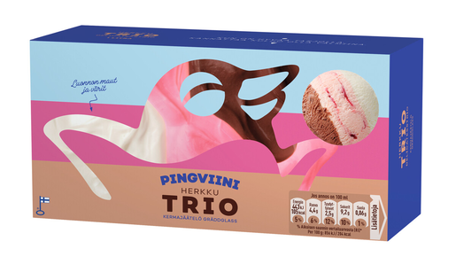 Pingviini delicacy trio ice cream homepackage 1l