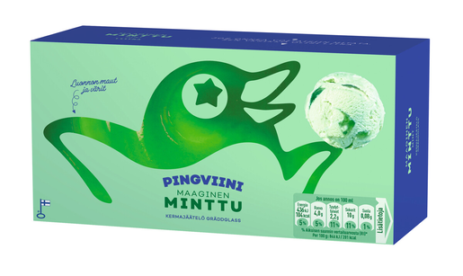 Pingviini ice cream homepackage Mint 1l