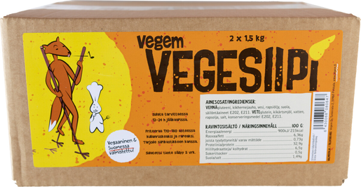Vegem vinge 3kg (2x1,5kg) vegan, fryst