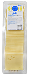 Metro emmental 29% cheese slice 1kg lactose free