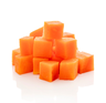 Carrot dices 10mm 2,5kg frozen