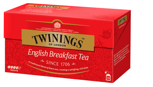 Twinings English Breakfast black tea 25bg