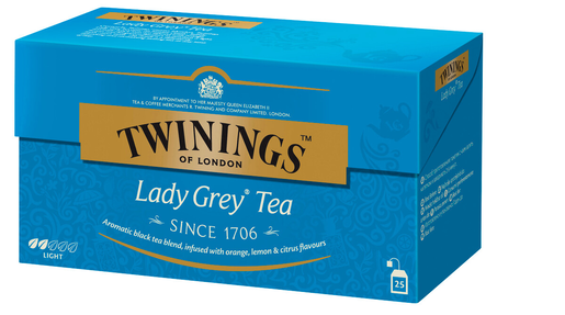 Twinings Lady Grey svart tea 25ps