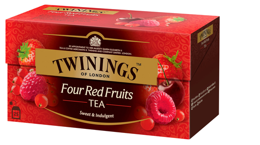 Twinings Four Red Fruits musta tee 25ps