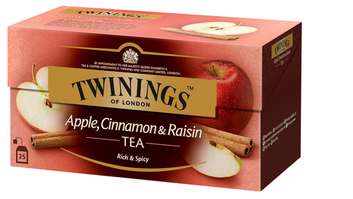Twinings Apple cinnamon-raisin musta tee 25ps