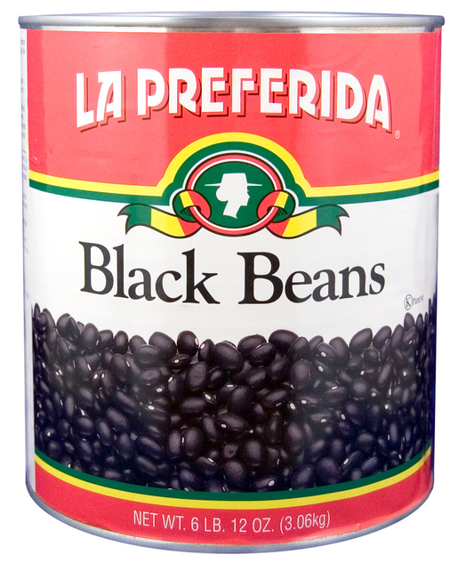 La Preferida Black Beans 3,06/2,04kg
