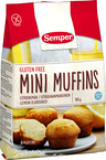 Semper lemon flavour mini muffins 185g gluten-free