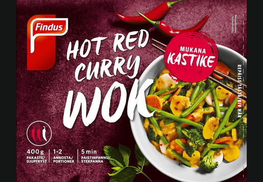 Findus Hot Red Curry 400g, frozen