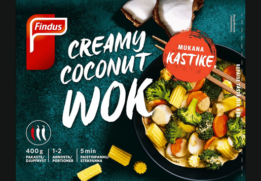 Findus Creamy Coconut Wok 400g, frozen
