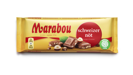 Marabou schweizernut chocolate tablet 100g