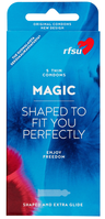 Magic 5kpl kondomi joka puristaa parhaasta paikasta