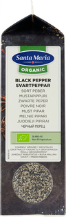 Santa Maria 380G Black Pepper Coarse Ground Organic