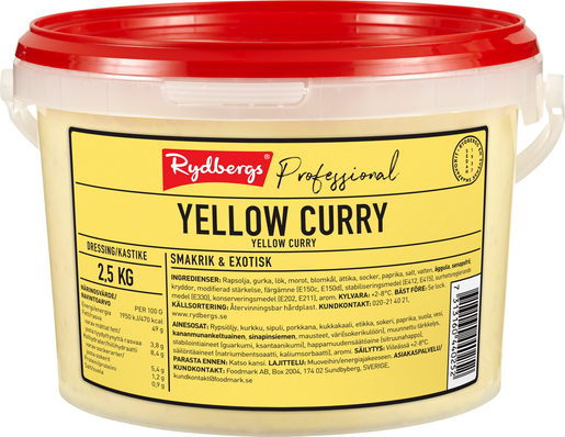 Rydbergs yellow curry kastike 2,5kg
