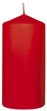 Duni punainen pöytäkynttilä 130x60mm 40h 6kpl