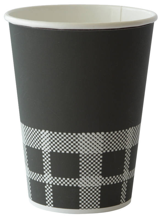 Duni coffee izza musta-valkoinen 35cl kartonkimuki 50kpl