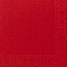 Duni red napkin 2-ply 33cm 125pcs